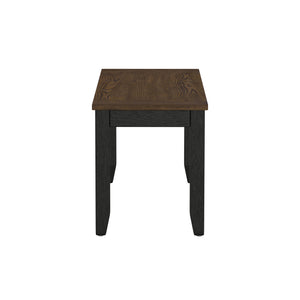 English Elm Wallace & Bay - Brown 6 Piece Dining Table Set — Contemporary Earthen Dusk Wood Finish, Easy-Care 60" Rectangular Dining B361P384401