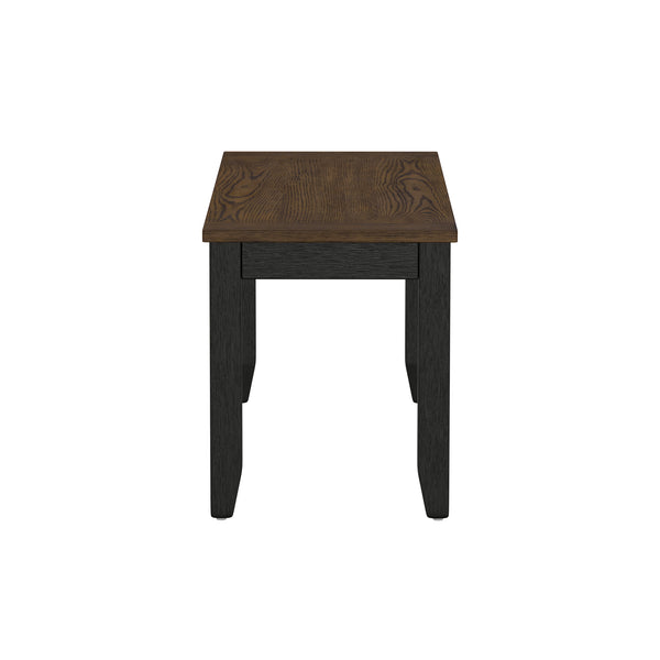 English Elm Wallace & Bay - Brown 6 Piece Dining Table Set — Contemporary Earthen Dusk Wood Finish, Easy-Care 60" Rectangular Dining B361P384401