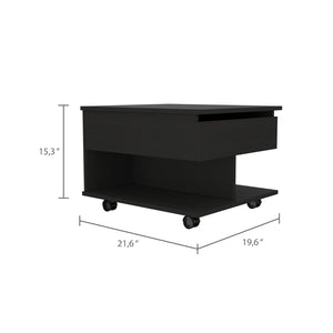 English Elm Babel Lift Top Coffee Table with Hidden Storage Casters and Open Shelf for Living Room B097P407605