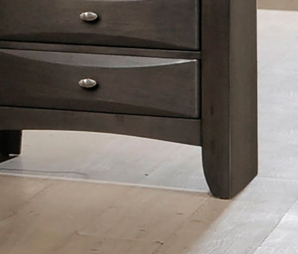 English Elm Transitional White Chest Solid Wood Dovetail Drawers Nickel Pulls Bedroom Storage B2741P372200