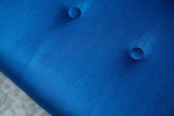 English Elm SOFA Velvet Convertible Sofa Bed with Golden Legs, Solid Wood Frame, Compact Design for Small Spaces Dark Blue B205P246427