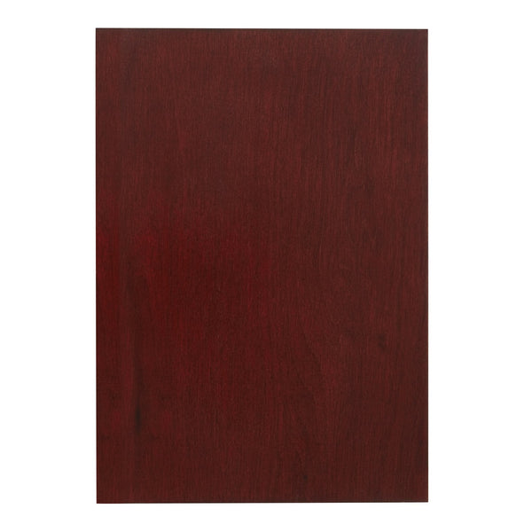 English Elm 6 Shelf Lighted Corner Curio Cabinet with Adjustable Tempered Glass Shelves, Acrylic Mirror Back, Solid Wood Frame Cherry W1693P170931