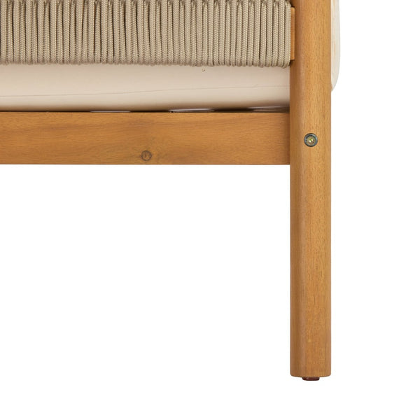 English Elm Outdoor Acacia Wood Club Chairs Set of 2 with Woven Rope Panels Resort Style N768P381012L_2