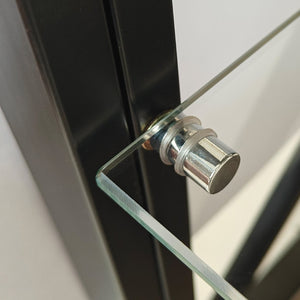 English Elm Set Of 2 Versatile Modern End Tables With Tempered Glass & Rustic Wood For Chic Living Spaces W241P246920-GIGA