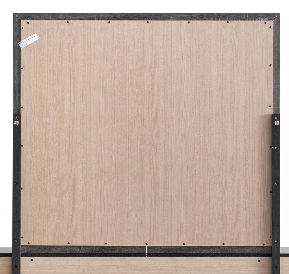 English Elm Glasgow Contemporary Dresser Mirror with Low-Distortion Glass and Sleek Frame for Modern Bedrooms Gray 39 L x 42 W x 3 H B078P349541