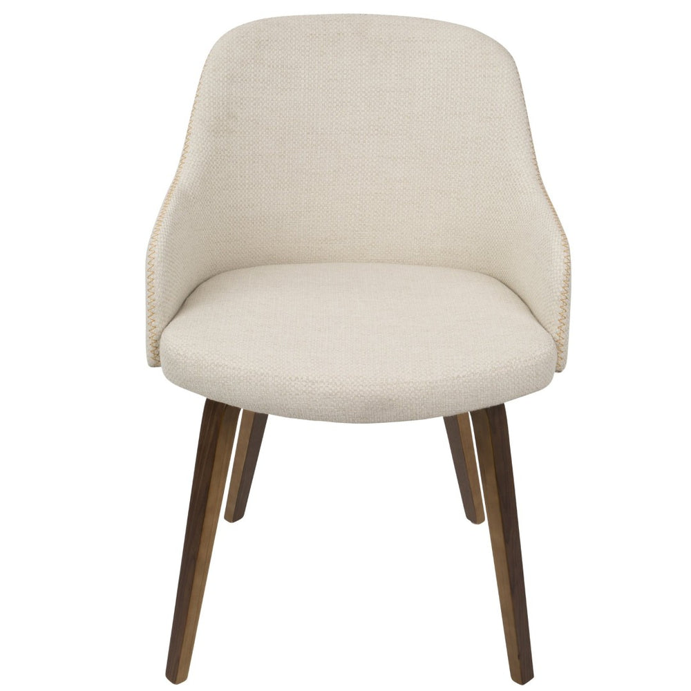 English Elm Dining/ Accent Chair Slatted Walnut Wood Frame Teal Upholstered Mid-century Seat B202P472714