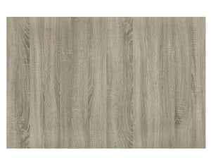 English Elm 1pc Contemporary Rectangular Dining Table 32x48 Rustic Brown Top Black Legs Sleek Durable Centerpiece B011P243253