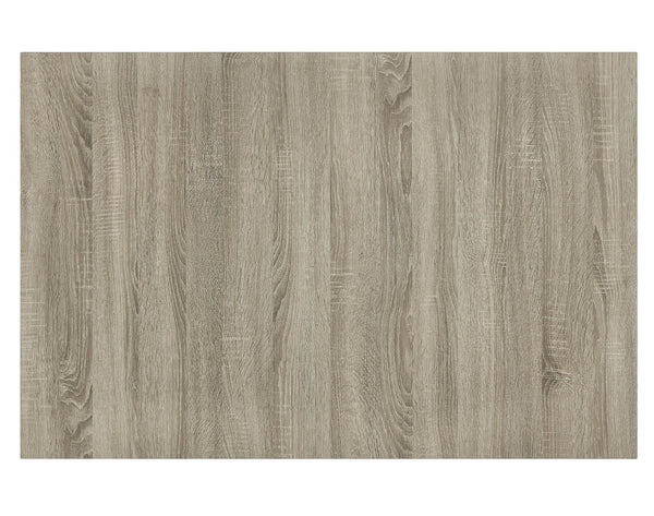 English Elm 1pc Contemporary Rectangular Dining Table 32x48 Rustic Brown Top Black Legs Sleek Durable Centerpiece B011P243253