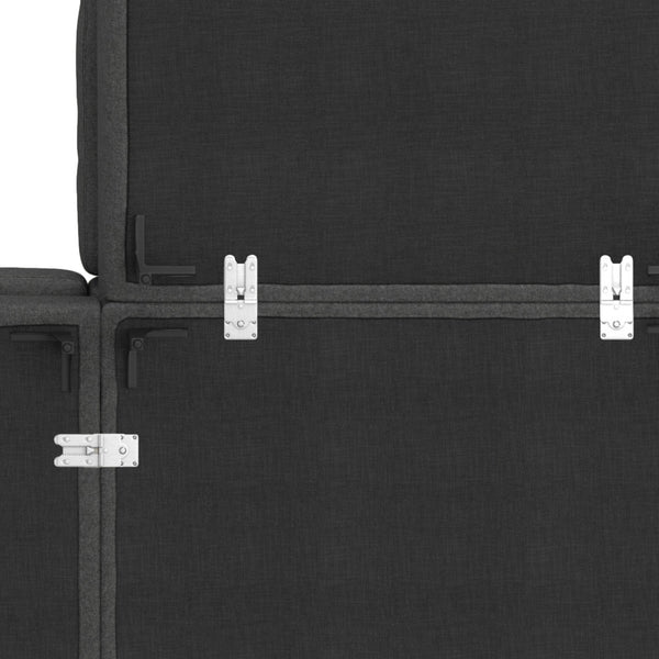 English Elm Ava Handcrafted Mid-Century Corner Sectional Sofa with Eco Performance Fabric, Seats 5 Comfortably Gray B136P199286