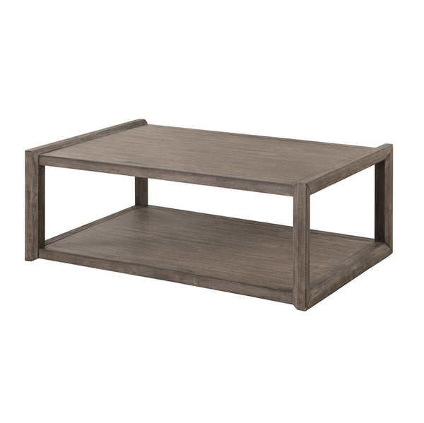 English Elm Avana Rectangular Coffee Table Acacia Veneer Open Shelf Living Room Ready to Use B108P468531