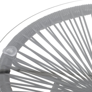 English Elm Christopher Knight Home® - Polyethylene PE Wicker 2-Person Seating Group — Weather-Resistant Rattan & Metal, Sleek Patio Set 66628.00BLK_66627.00BLK