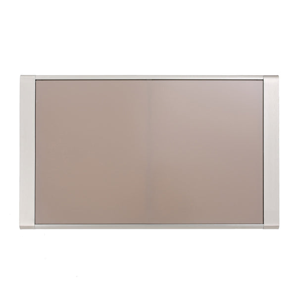 English Elm Christopher Knight Home® - CAPE Coastal Aluminum Outdoor 4-Piece Chat Set with Tempered Glass Table, Ergonomic Comfort and Space-Saving Style khaki,Silver CAPECORAL4PCSS