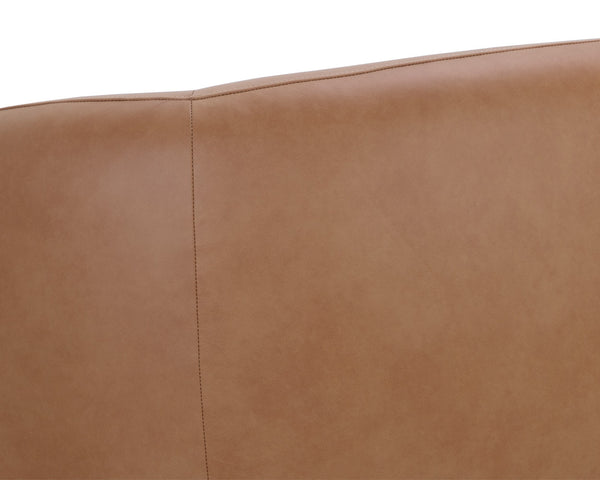 Sunpan Lorne Sofa - Luxurious Aline Butternut Leather, Minimalist Design, Unmatched Comfort for Modern Living