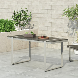 Christopher Knight Home® - Noble House - Cibola Outdoor Aluminum Dining Table