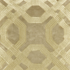 English Elm Square Japanese Braid Velvet Pillow 18x18 Embroidered Corded Piping Goose Feather Insert Plush Luxury Gold 16.93 L x 16.93 W x 4.72 H B035129199