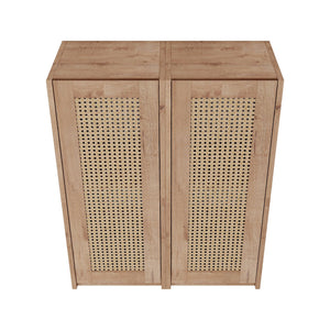 English Elm 24" Bathroom Side Cabinet - Wall-Mounted, Soft-Close Doors, Modern Design & Durable Storage Solution W999S00338