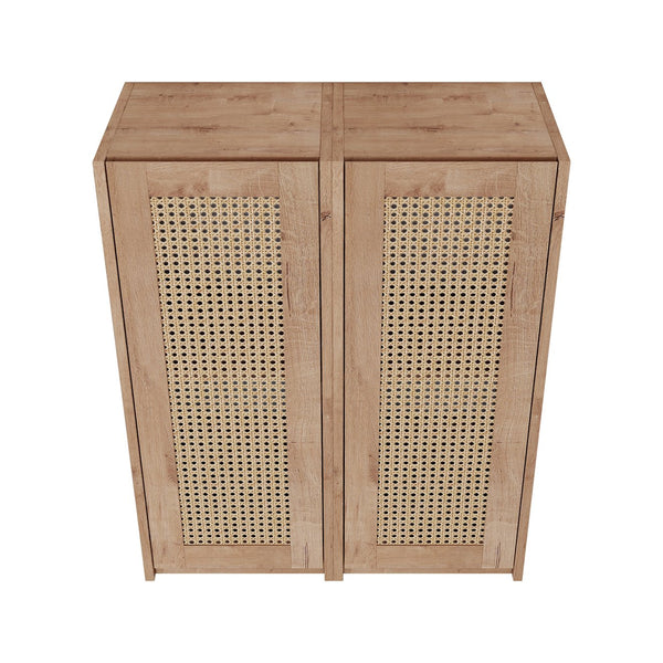 English Elm 24" Bathroom Side Cabinet - Wall-Mounted, Soft-Close Doors, Modern Design & Durable Storage Solution W999S00338
