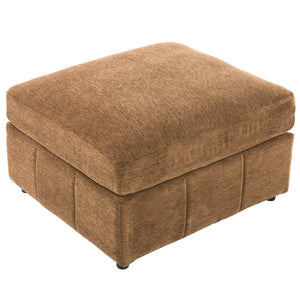 English Elm Modern Sectional Sofa: Versatile Modular Couch With Ottoman, Usb Ports & Phone Holder For Living Room N719S002050D