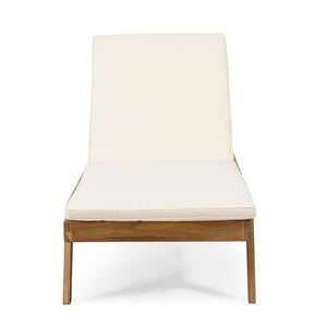 English Elm Christopher Knight Home® - Caily Chaise Lounge Set - Stylish Acacia Wood, Adjustable Backrests, Water-Resistant Cushions, Durable! 71346.00CRM