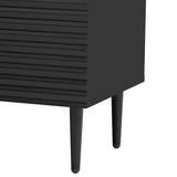 Christopher Knight Home® - Noble House - - Mirod Set Of 2 Modern Minimalist Side Cabinets,Versatile Storage Solution,Adjustable Shelves,Stylish Geometric Door Design,Perfect As Tv Stand