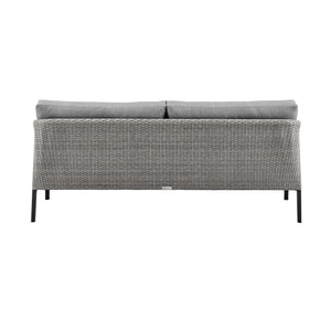 English Elm Aravine All-Weather Wicker & Aluminum Outdoor Sofa with Quick-Dry Cushions, No Assembly Needed B2736P354364