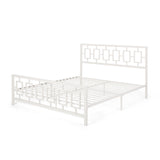 Christopher Knight Home® - Noble House - Claudia Modern Iron King Bed Frame