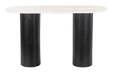 Izola Console Table White & Black 110230 Zuo Modern