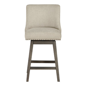 OSP Home Furnishings Granville 26" Swivel Stool Wheat / Grey