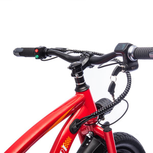 English Elm 24v Kids Electric Dirt Bike 300w Motor 16in Pneumatic Tires Adjustable Seat Ages 5 to 12 Red W1578P335446