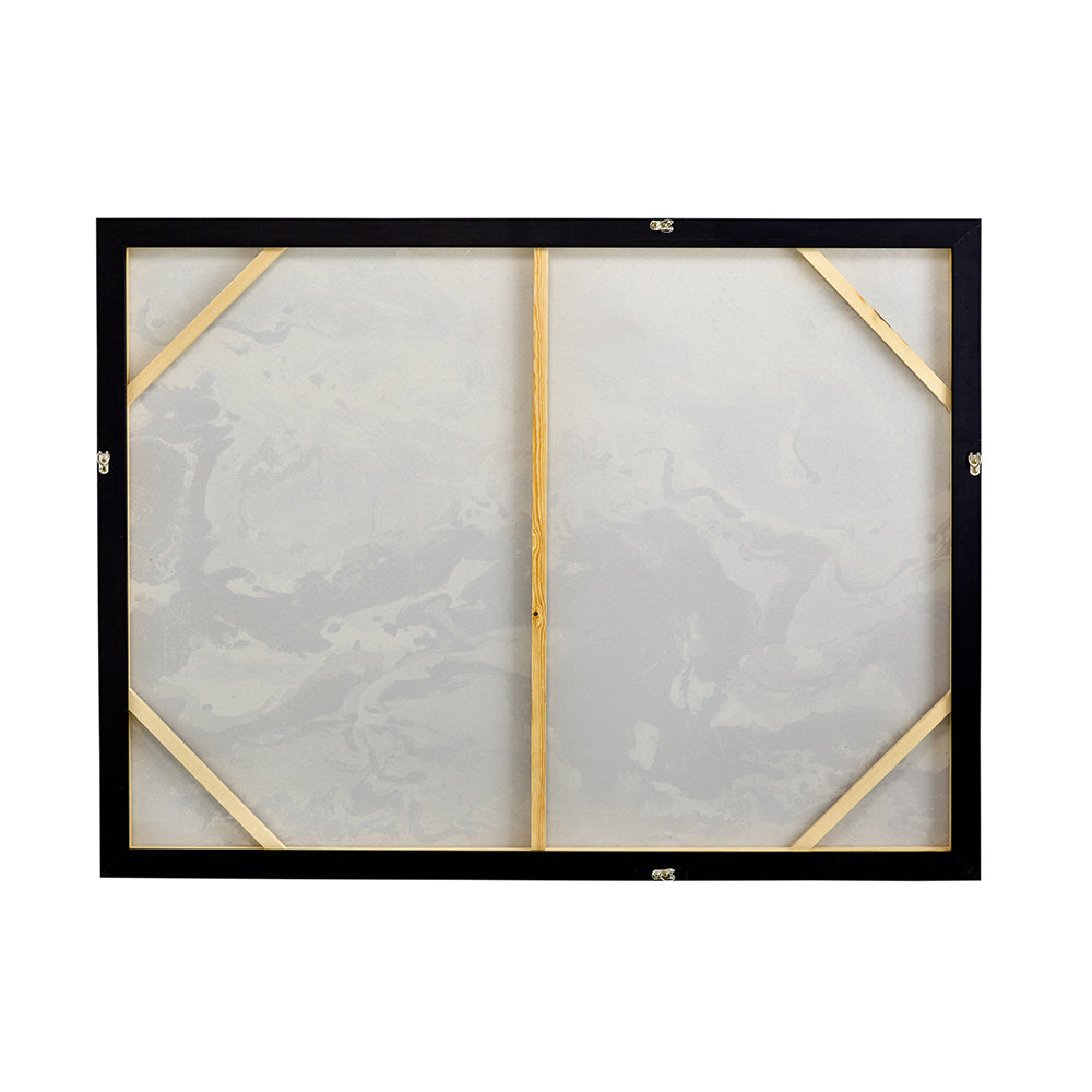 English Elm 47.2X35.4" Cerulean Seas Hand-Painted Wall Art - Stunning Ocean-Inspired Décor For Any Room W2078P313339