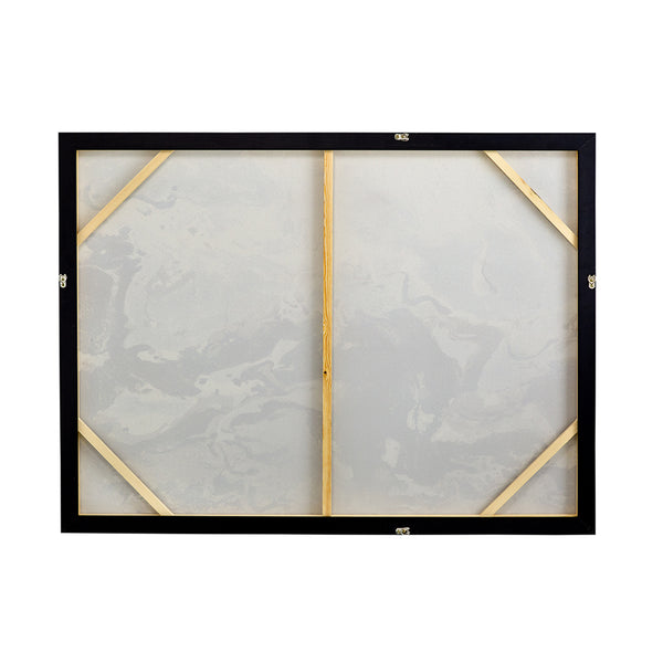 English Elm 47.2X35.4" Cerulean Seas Hand-Painted Wall Art - Stunning Ocean-Inspired Décor For Any Room W2078P313339