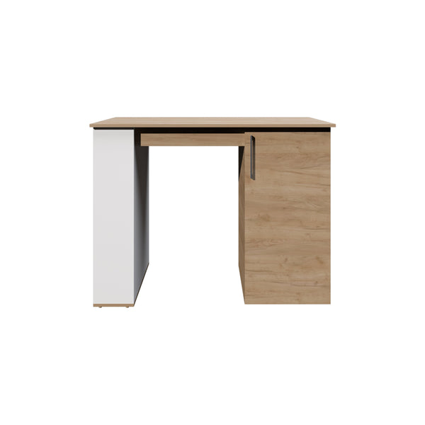 English Elm Allen 47.4" Wide Kitchen Island with Cabinet & 5 Shelves, Multi-Color Worktop for Dining Prep Storage B200P286929