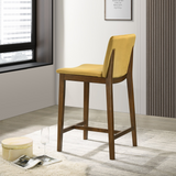 English Elm Ashcroft Furniture - Shannon Counter Chair In Dark Yellow Velvet