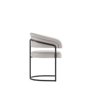 Augusta Dining Chair in Light Grey - Set of 6 6-DC094-LG Manhattan Comfort