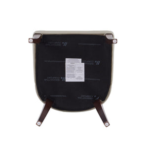 Manhattan Comfort 6-piece Elegant Leatherette And Velvet Dining Chairs With Beech Wood Legs For Luxurious Comfort Light Grey Beech Wood 6-dc095-lg