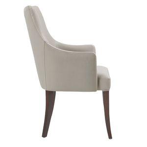 Manhattan Comfort 6-piece Elegant Leatherette And Velvet Dining Chairs With Beech Wood Legs For Luxurious Comfort Light Grey Beech Wood 6-dc095-lg