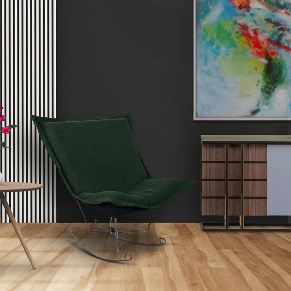 Howard Elliott Scroll Puff Cushion - Luxurious Comfort For Ultimate Relaxation & Effortless Cleaning Convenience Green 100% Polyester 300-1265p-howard-elliott