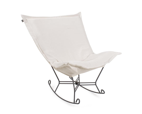 Howard Elliott Puff Rocker Ottoman - Luxurious Velvet Comfort For Relaxation And Stylish Home Décor Moments Brown 88% Poly,12% Nylon 600-1345-howard-elliott