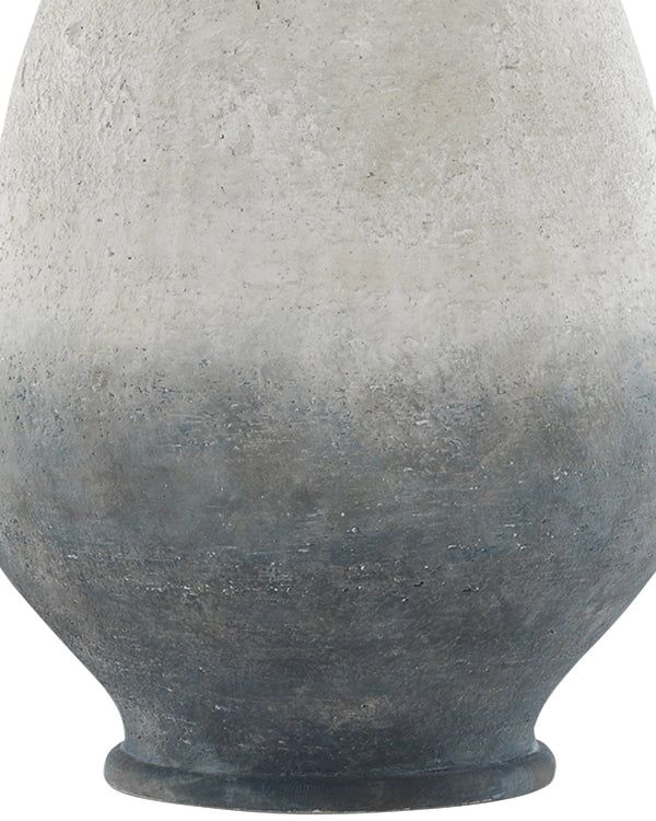 Currey & Company Cazalet Handcrafted Terracotta Table Lamp with Linen Shade for Farmhouse Bedroom 6000-0538