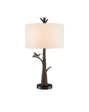 Currey & Company Grasshopper Bronze Cast Aluminum Sculptural Table Lamp for Sunroom or Reading Nook 6000-0774