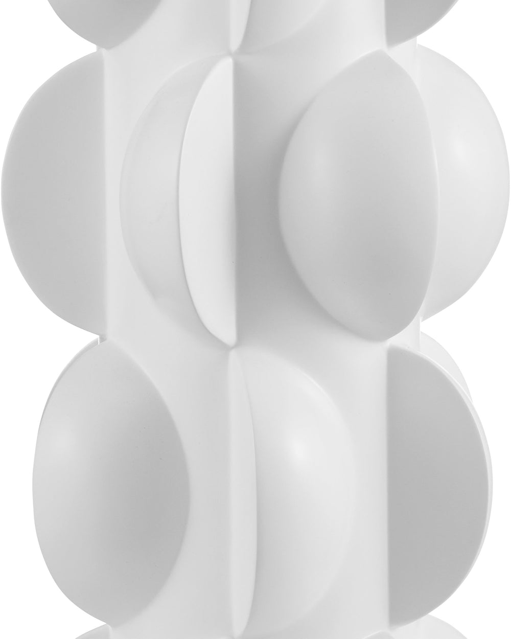 Currey & Company Salizzole Sculptural White Table Lamp Italian Mid Century Organic Form Living Room 6000-0962