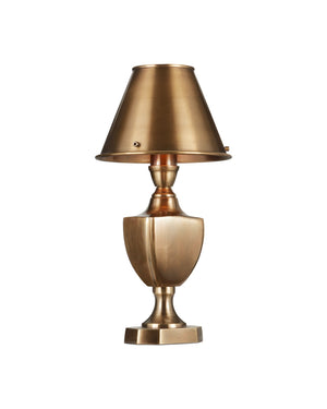 Currey & Company Waddill Solid Brass Trophy Silhouette Table Lamp with Handcrafted Sculptural Detail 6000-1057