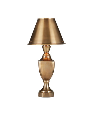 Currey & Company Waddill Solid Brass Trophy Silhouette Table Lamp with Handcrafted Sculptural Detail 6000-1057
