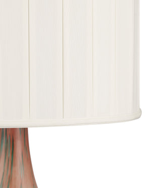 Currey & Company Brielle Swirl Glazed Glass Table Lamp with Aurora Inspired Hand Finished Art Body 6000-1068