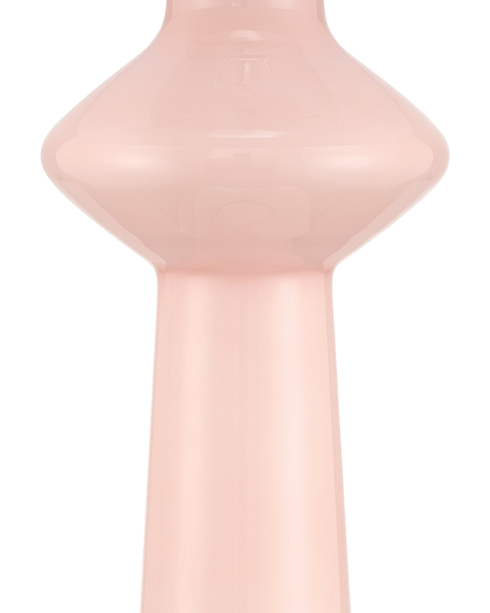 Currey & Company Henrietta Handblown Glass Table Lamp Mid-Century Vase Form with Off-White Fabric Shade 6000-1073