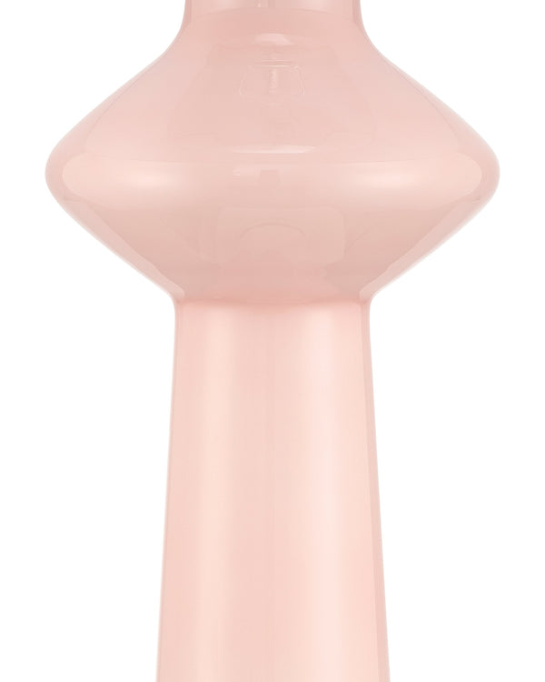 Currey & Company Henrietta Handblown Glass Table Lamp Mid-Century Vase Form with Off-White Fabric Shade 6000-1073