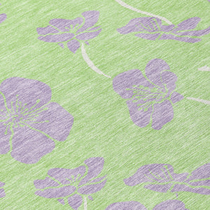 Homeroots 3' Black And Gold Floral Washable Area Rug For Indoor And Outdoor Use – Durable And Stylish Design 8' X 10' Polyester 600021