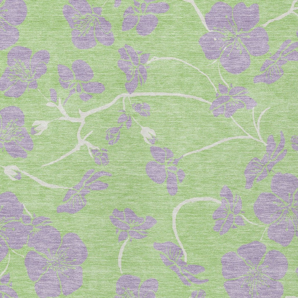 Homeroots 3' Black And Gold Floral Washable Area Rug For Indoor And Outdoor Use – Durable And Stylish Design 9' X 12' Polyester 600022