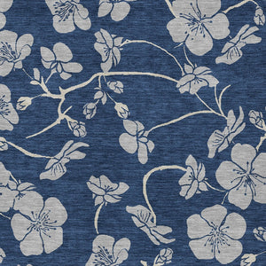 Homeroots 3' Black And Gold Floral Washable Area Rug For Indoor And Outdoor Use – Durable And Stylish Design 10' X 14' Polyester 600029