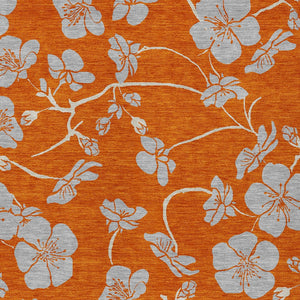 Homeroots 3' Black And Gold Floral Washable Area Rug For Indoor And Outdoor Use – Durable And Stylish Design 3' X 5' Polyester 600030